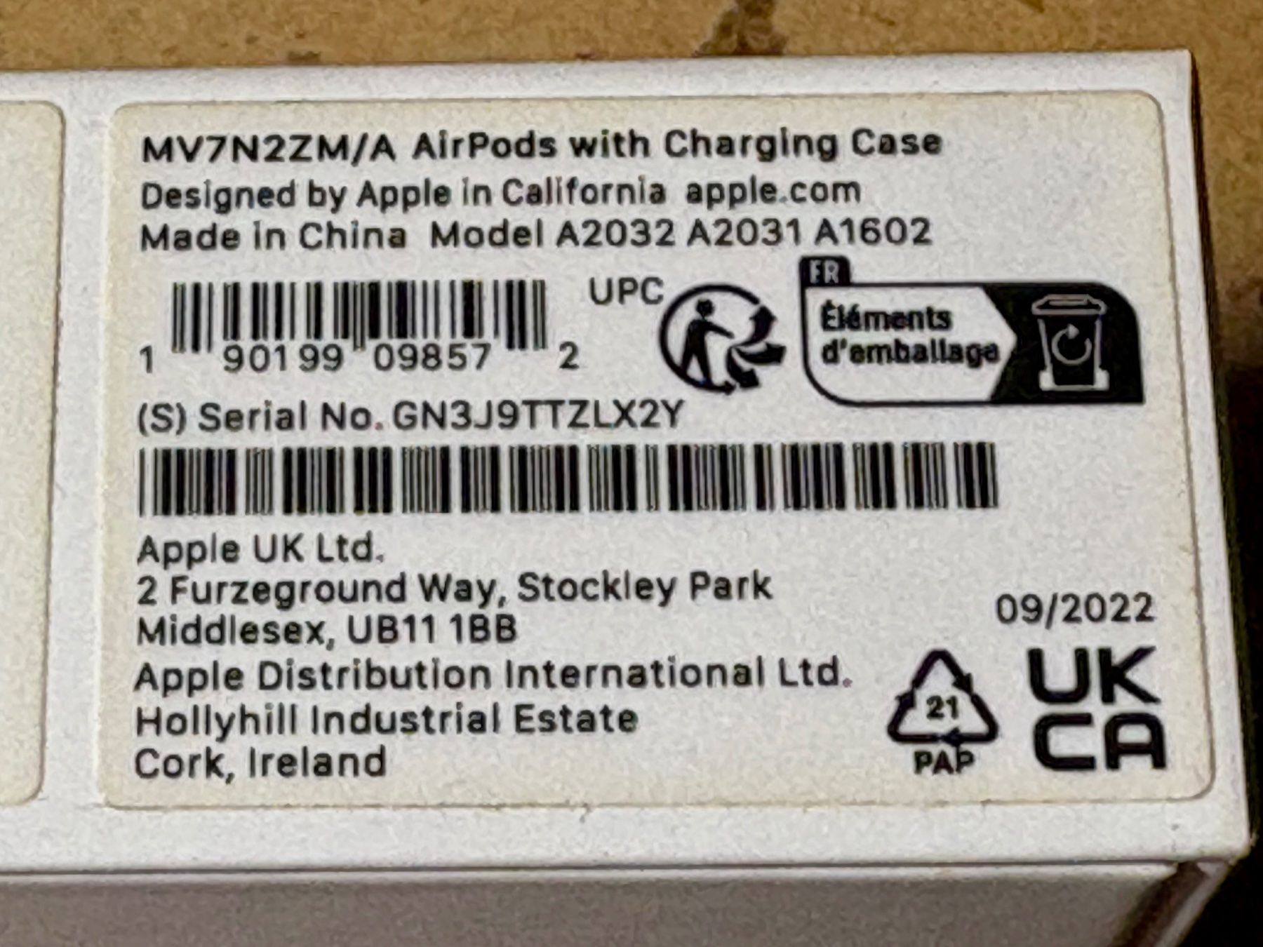Apple Cuffie: Apple AirPods original Apple – Usato da Balsthal venduto da hammer008 3