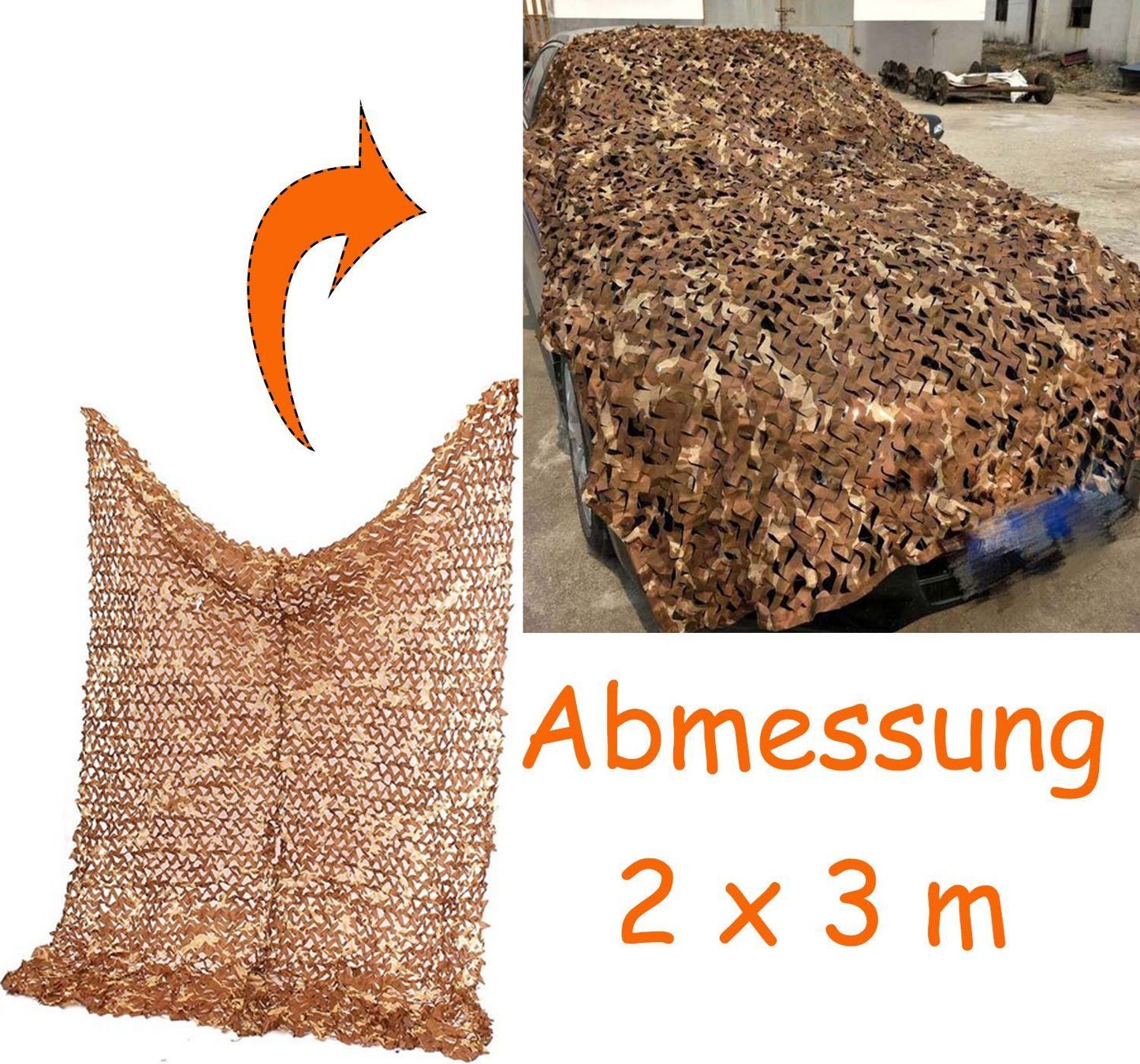 Altro: Tarnnetz Camouflage Netz Camo Netting – Nuovo (secondo la descrizione) da Thun venduto da yesky