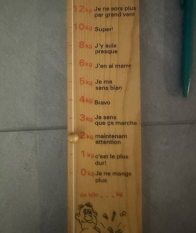 Schallplatten: Réglette perte poids - bois  – Neu und originalverpackt aus La Chaux-de-fonds von ccjp 2