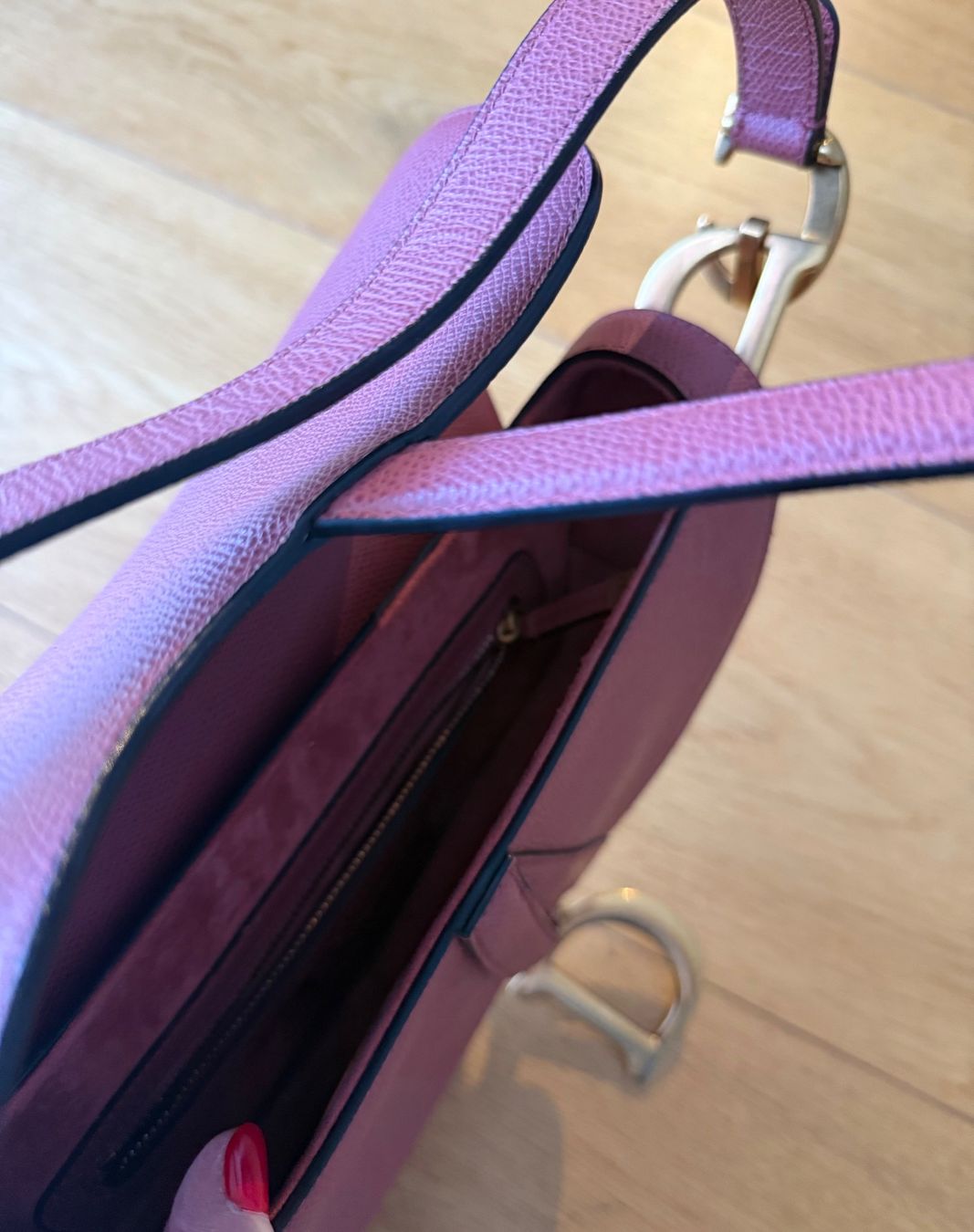 Dior Borse: Vintage Dior Saddle Bag (Leder) – Usato da Rheinau venduto da diepinskies 5