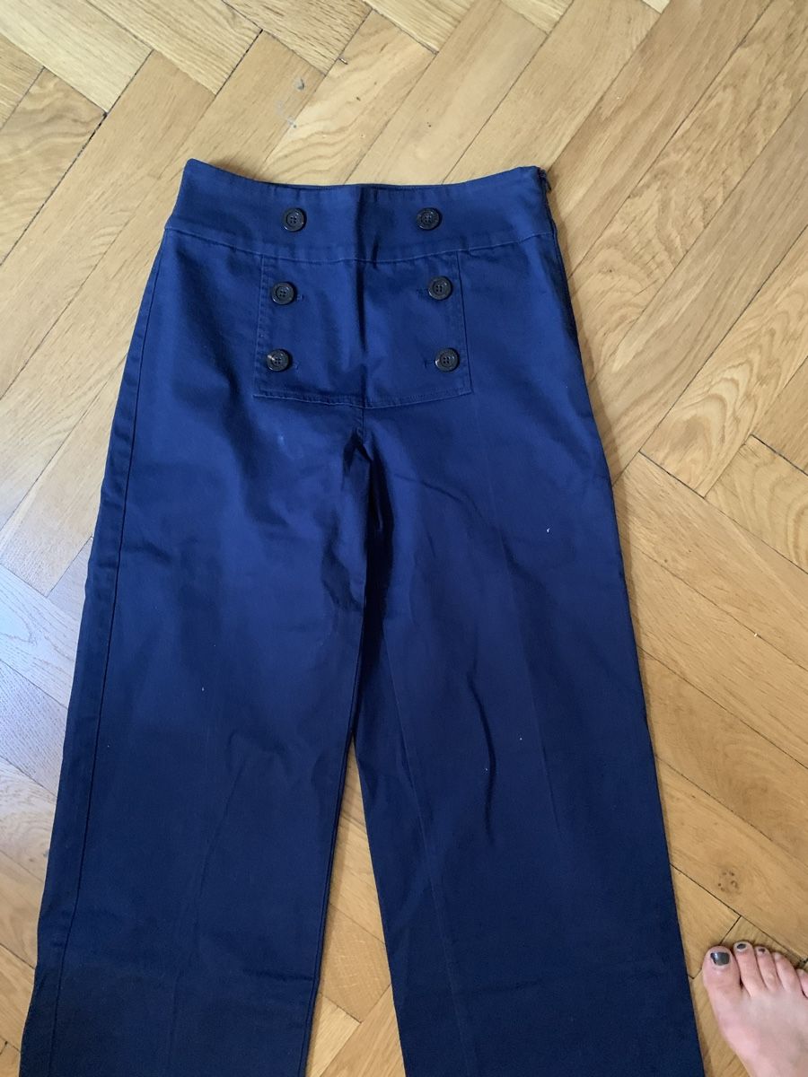Petit Bateau Pantaloni: Pantalon large bleu marin petit bateau – Nuovo e nell'imballaggio originale da Genève venduto da rez_c6c6 4