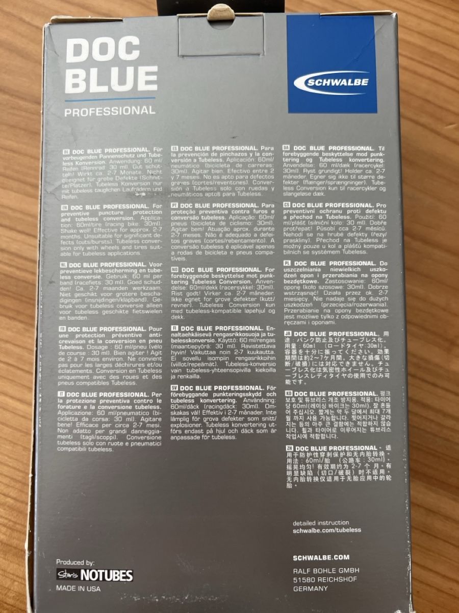 Alle Werkzeuge: Doc Blue Professional 500ml von Schwalbe – Neu und originalverpackt aus Roggliswil von momisch 1
