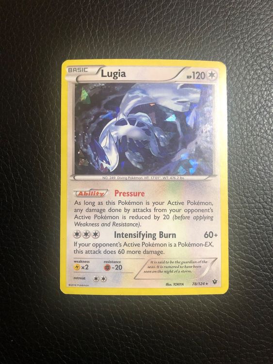 XY Fates Collide Lugia Holo 78/124 Ab 1 Kaufen auf Ricardo