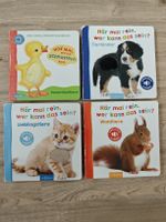 Streichel Soundbuch Set Kinder Tiere 
