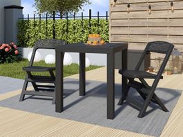 Gartenmöbel-Set KUKWO Sitzgruppe - Anthrazit