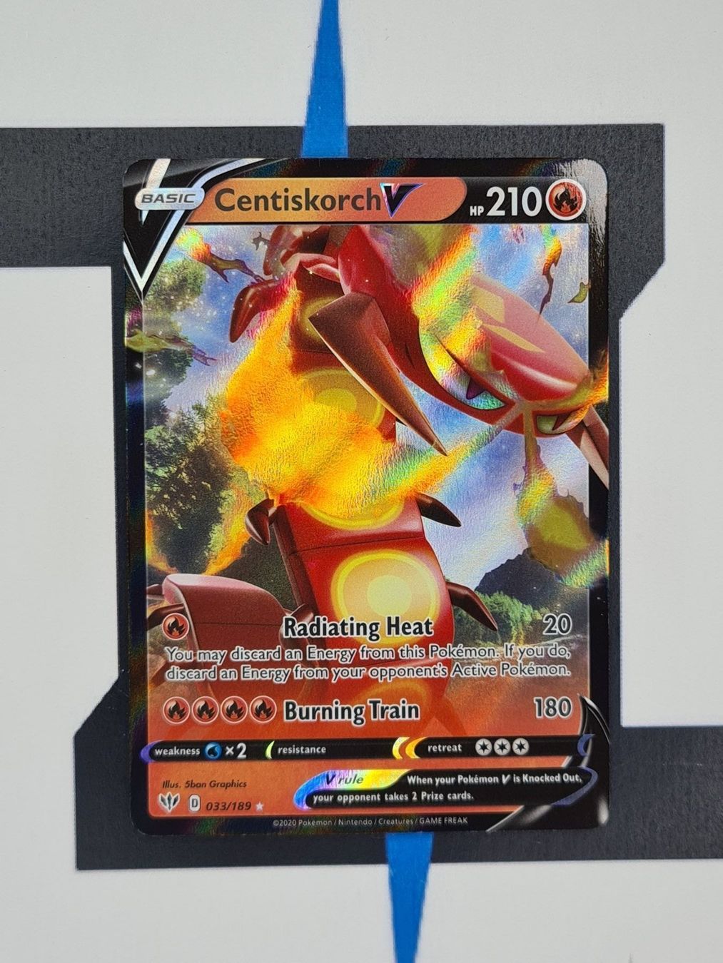 Pokémon Carte collezionabili: Centiskorch V DAA33 EN NM – Nuovo (secondo la descrizione) da Basel venduto da Zadoys