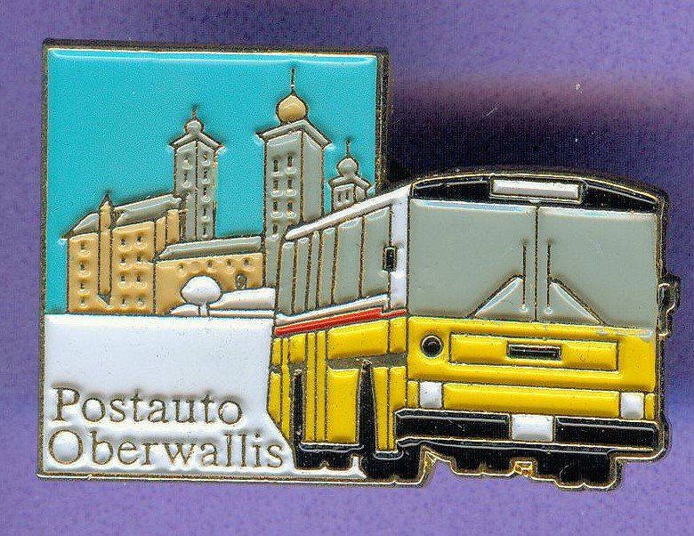 Placchette & Badge: PTT   Postauto Oberwallis – Usato da Winterthur venduto da Sammleroase