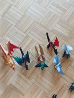 Set di 7 draghi Playmobil vari colori buone condizioni