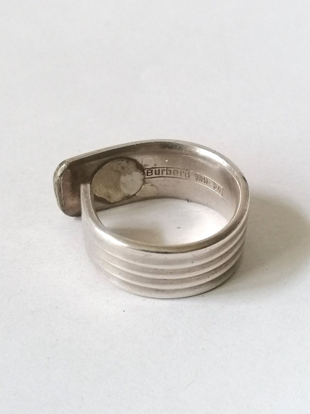 Ringe: Ring aus Silberbesteck, Grösse 59 – Neu (gemäss Beschreibung) aus Suhr von zum1.zum2.und 4