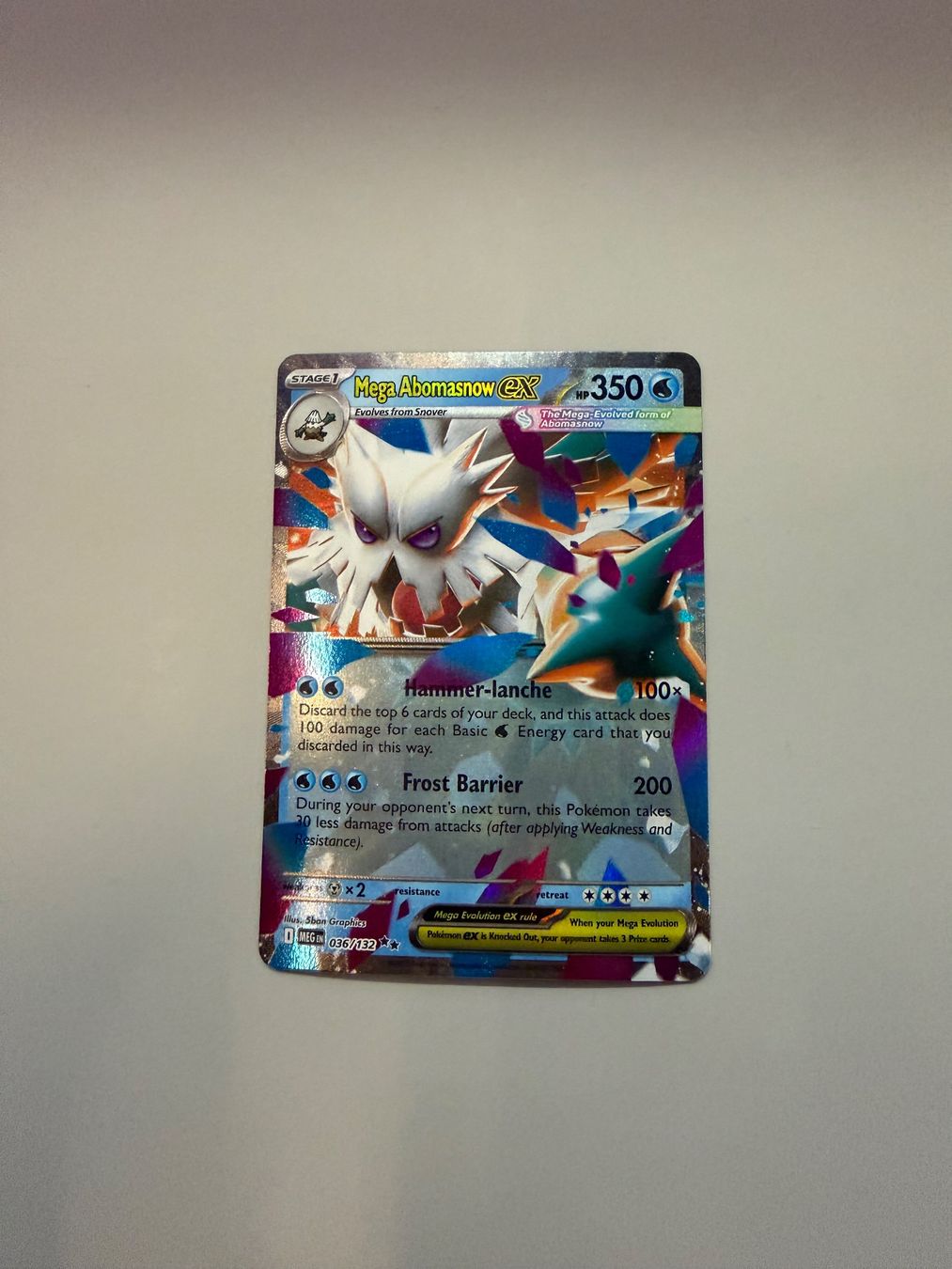 Pokémon Carte collezionabili: Mega Abomasnow EX 036/132 – Nuovo (secondo la descrizione) da Niederhasli venduto da tcgpoint