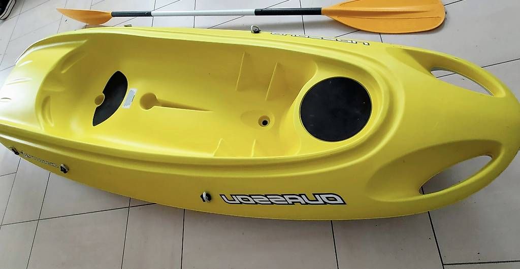 Bateaux pneumatiques & canoës: Kayak + pagaia + sedile – D'occasion à Figino par luc_qn55