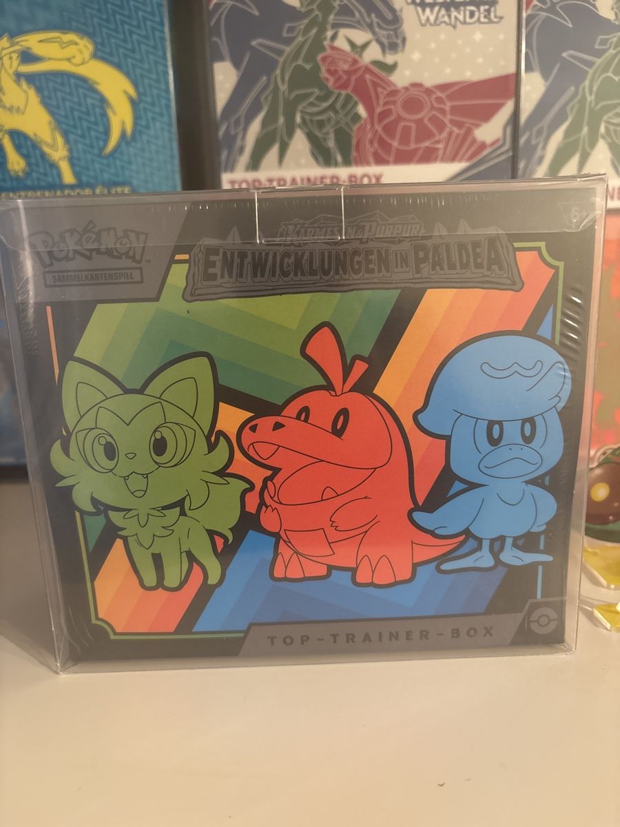 Pokémon Carte collezionabili: Paldea Evolved Top Trainer Box (Sealed) – Nuovo e nell'imballaggio originale da steinhausen venduto da pat_nc2x