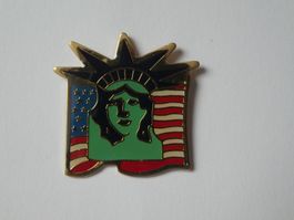 Pin USA mit Freiheitsstatue