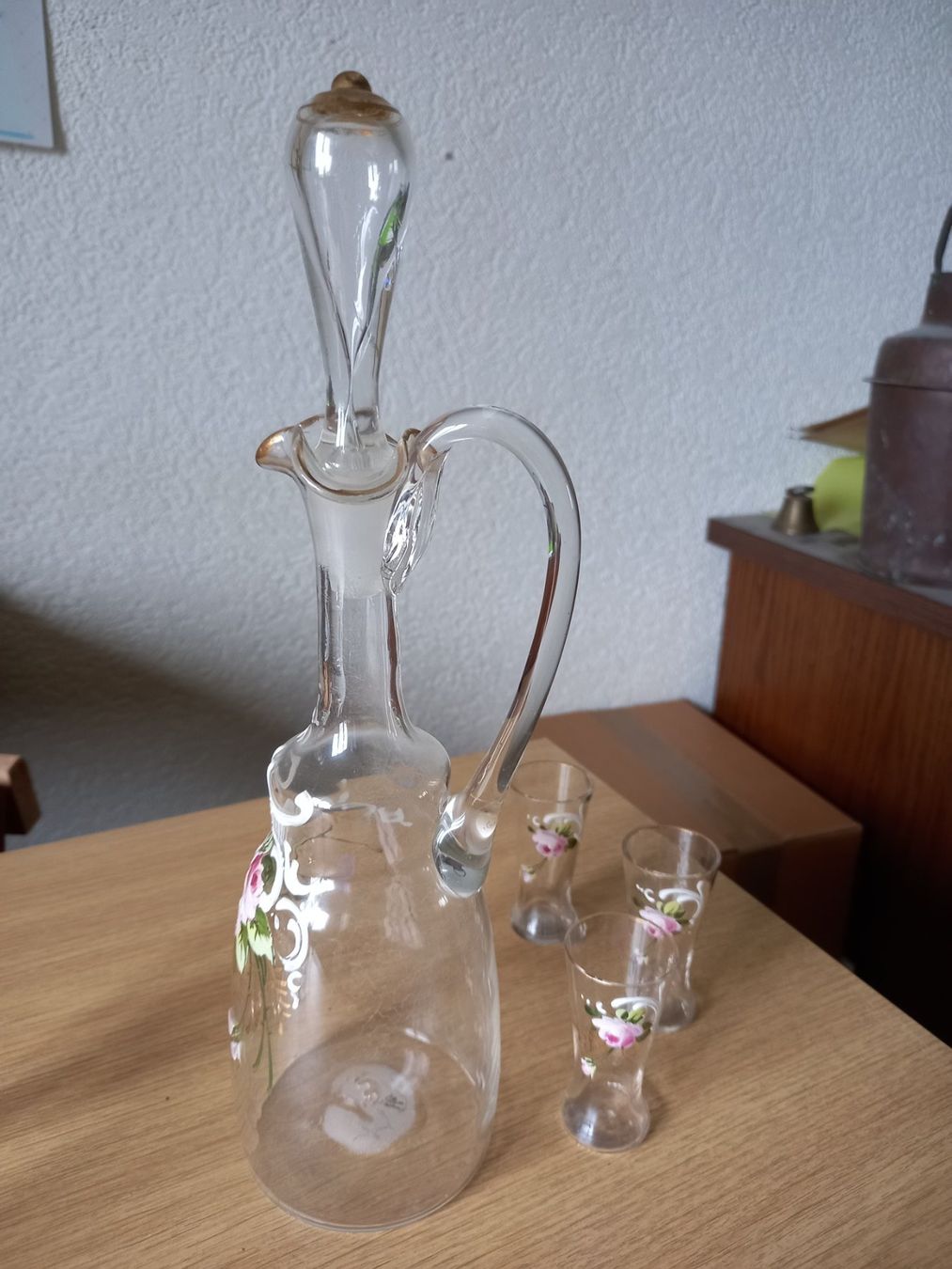 Caraffe: Schnapsgläser mit Karaffe – Usato da Roggwil BE venduto da Ruefi222 3