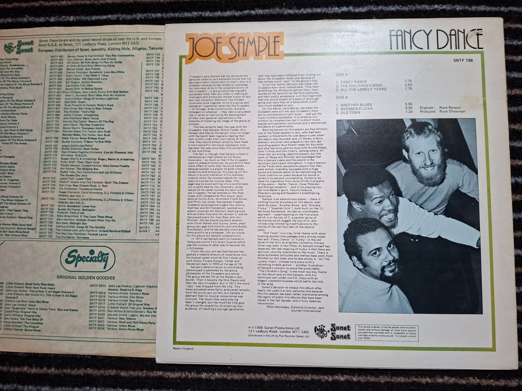 Dischi in vinile: Joe Sample Fancy Dance Crusaders LP Soul-Jazz – Usato da Burg AG venduto da ..machine_rec.. 1