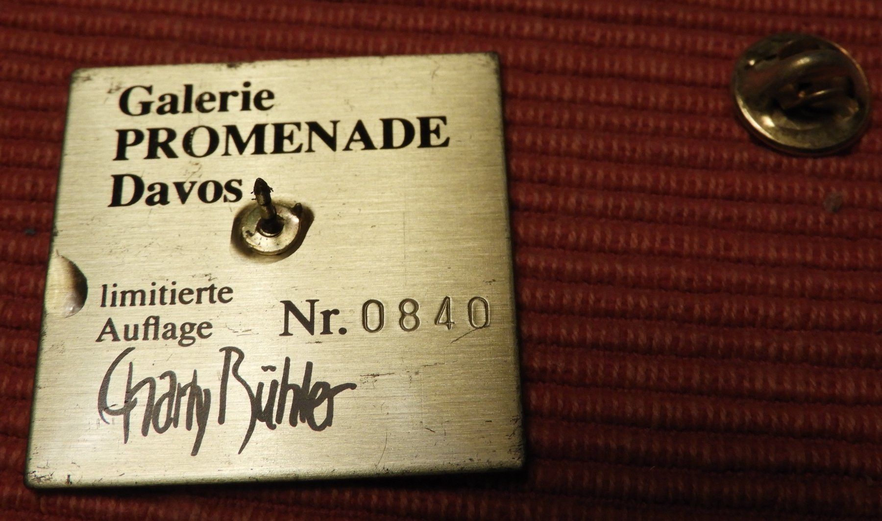 Plaquettes & Badges: HAHN PIN VON CHARLY BÜHLER PIN ,  NUMMERIERT 0840 – D'occasion à Ettingen par troll-mutter 2