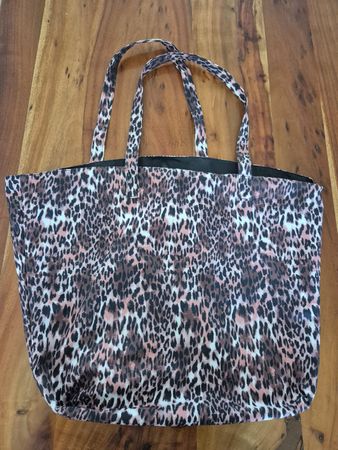 Hunkemöller Leopard Muster Strandtasche, rosa