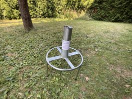 Sonnenschirmständer Rasendorn bis max Rohrstärke 50mm