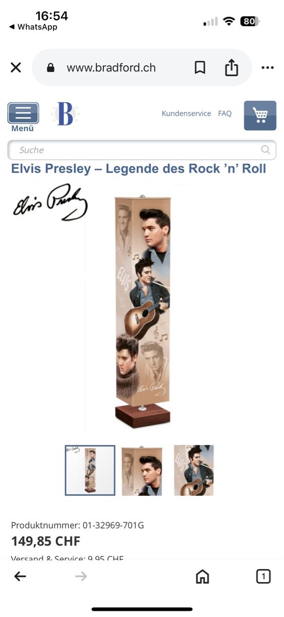 Lampade: Elvis Presley Stehleuchte – Nuovo (secondo la descrizione) da Zürich venduto da Lee_z8vs