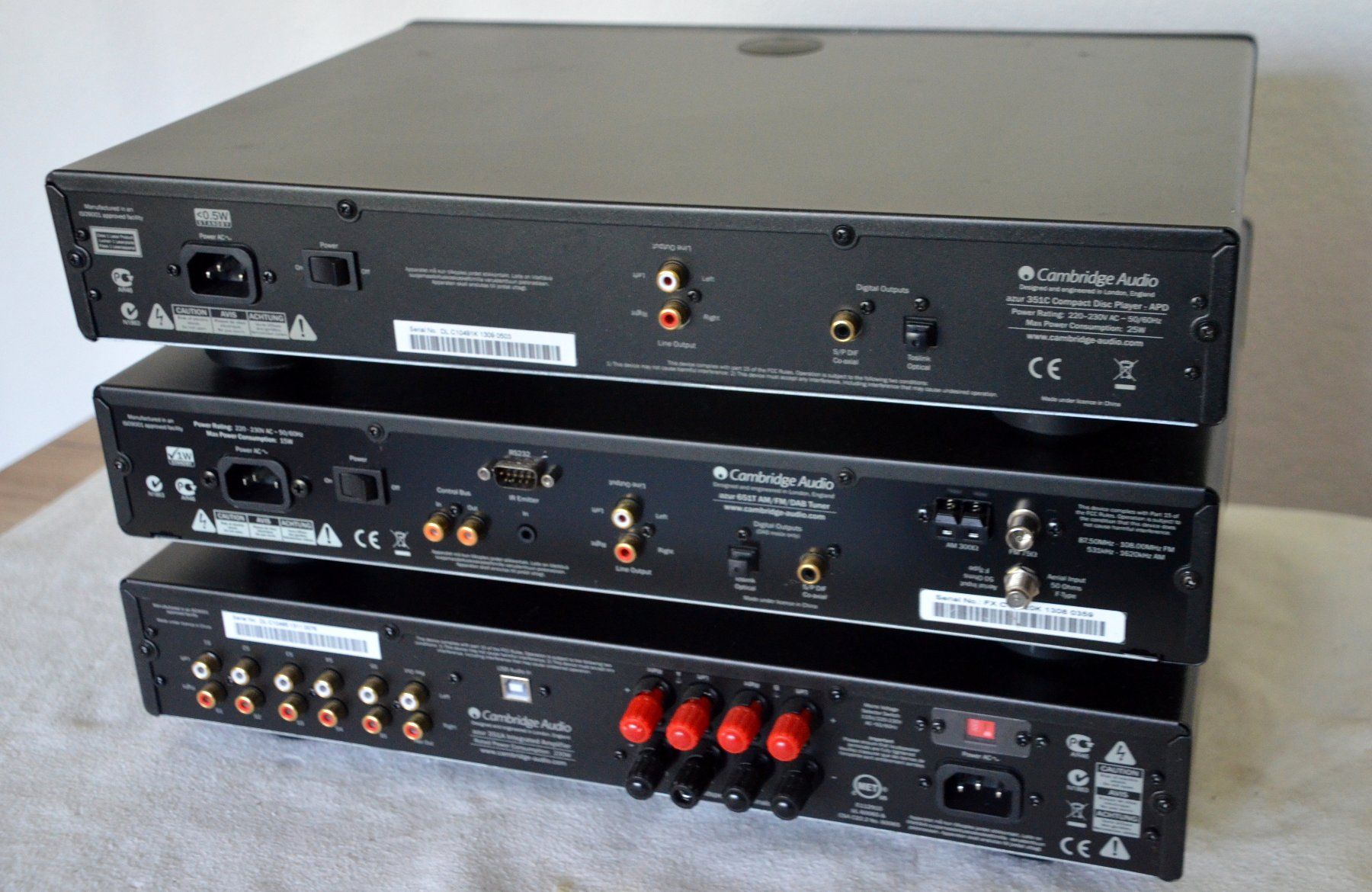 Cambridge Audio Sistemi audio & multimediali: Cambridge Audio Azur 351C / 651T / 351A – Usato da Collonges venduto da arashee 3