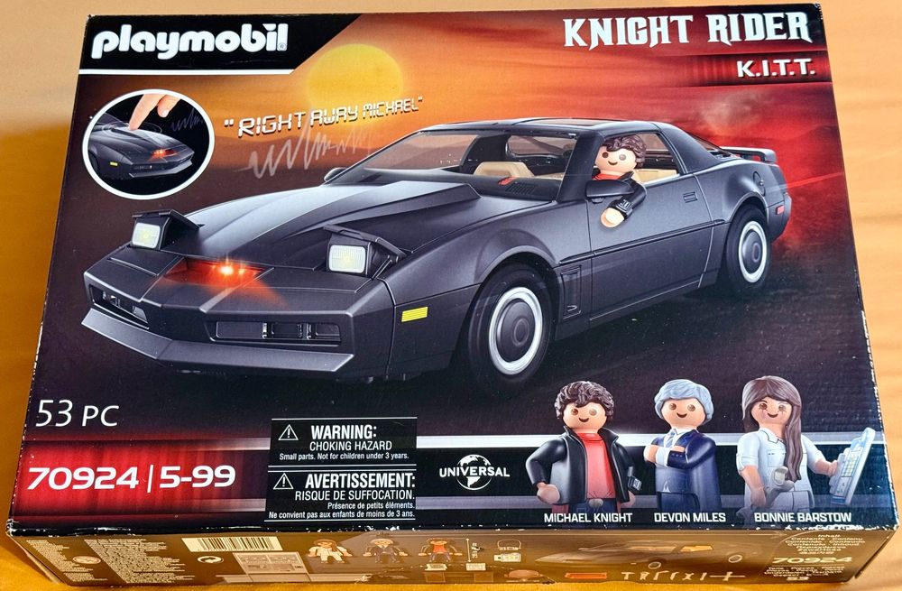 Playmobil Knight Rider K.I.T.T. 70924 mit Licht + Sound OVP (Neu und ...