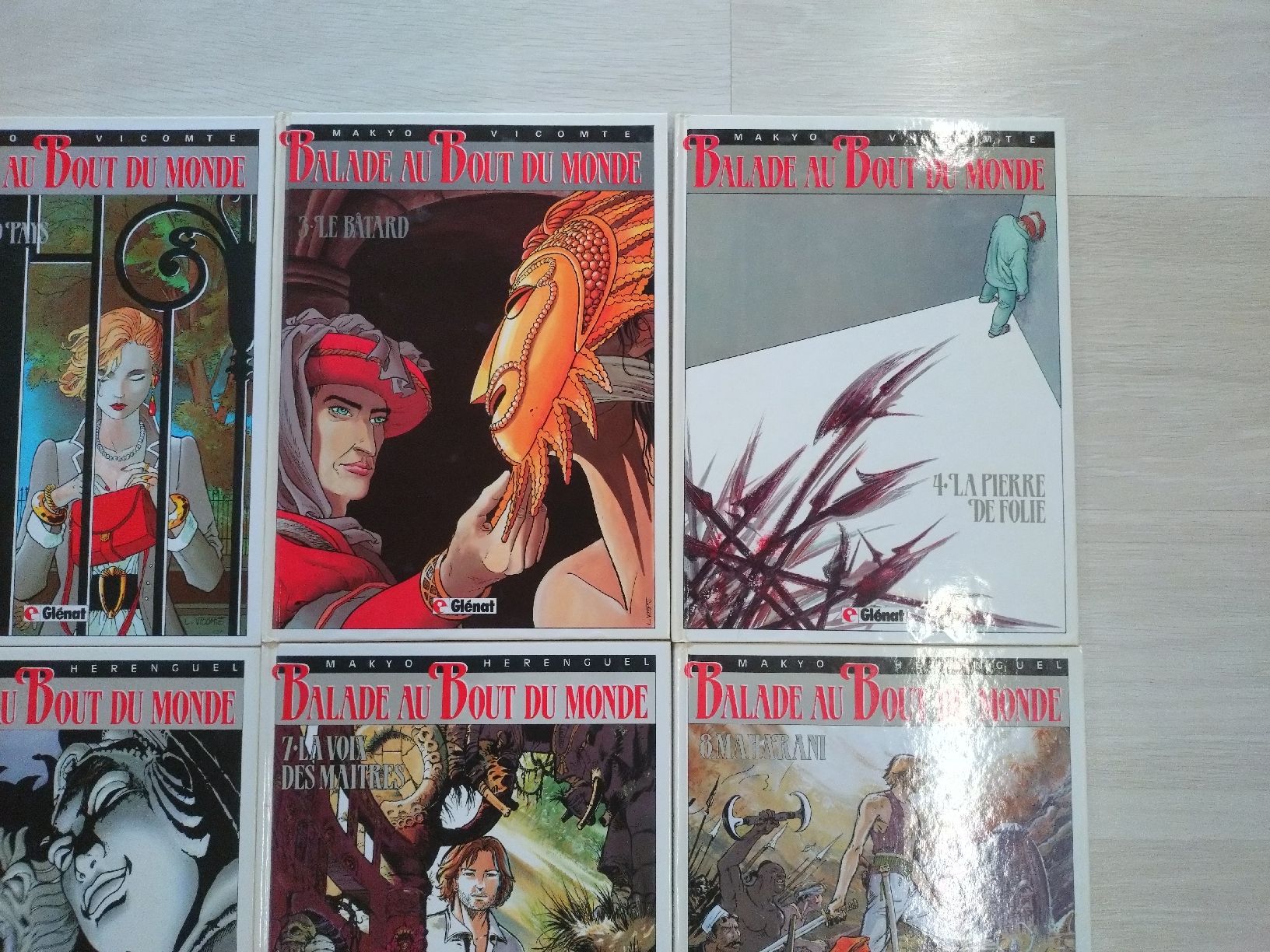 Fumetti:  Balade au bout du monde 1-8 TBE dont EO  – Usato da Farvagny-le-Grand venduto da LaCaverne 2