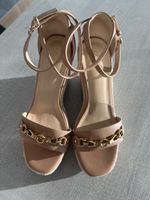 Guess Keilsandaletten Gr. 38 beige Sommer Schuhe