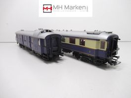 Liliput 82100+82300 Packwagen + 1.Klasse Rheingold DC GS H0
