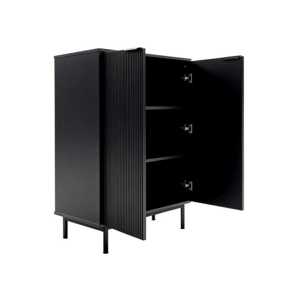 Cassettiere: Sideboard 115x90cm NALA - Schwarz – Nuovo e nell'imballaggio originale da Wallenwil venduto da toesstal-vertrieb 6