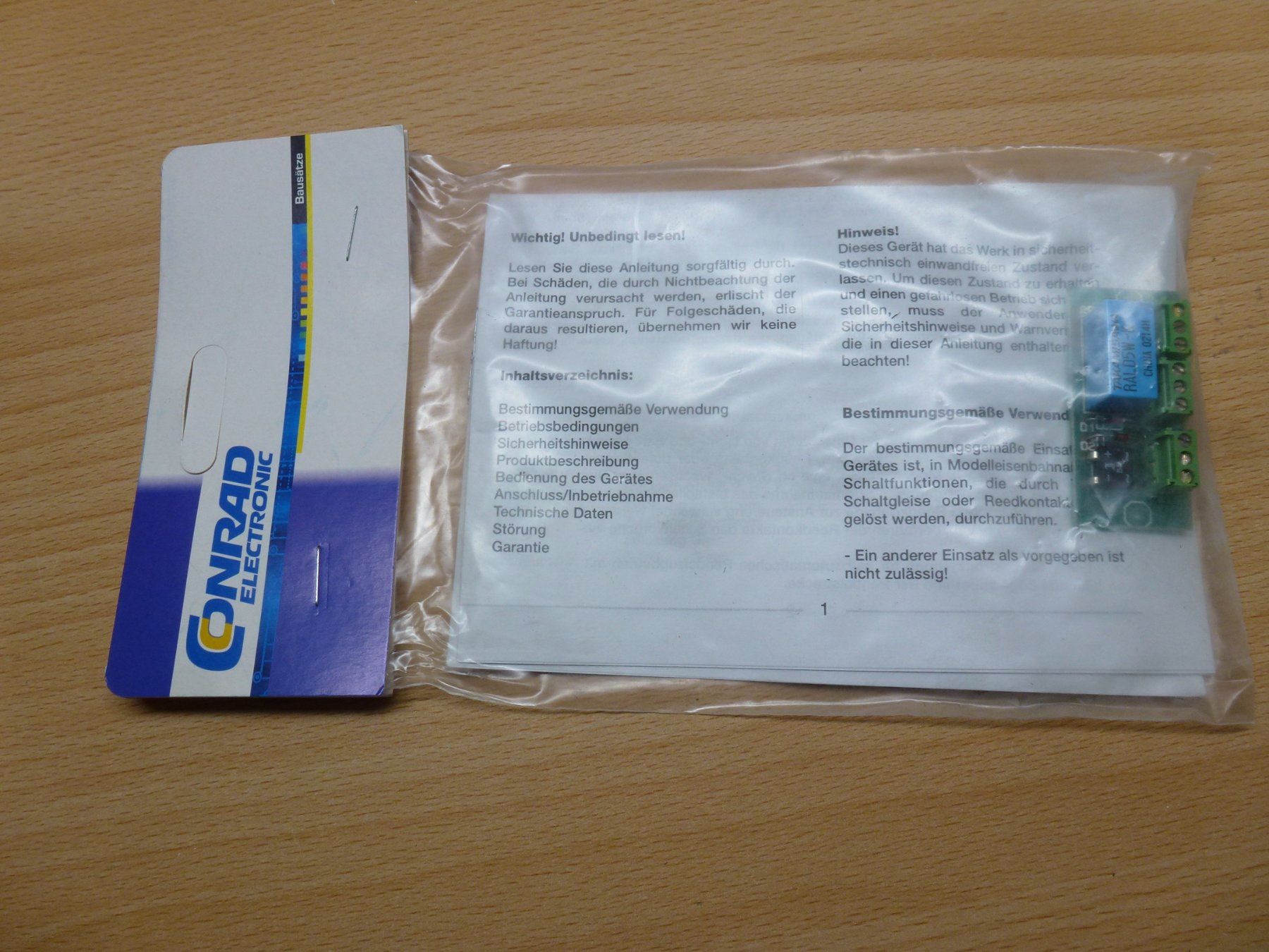 Elektronikbauteile: H-Tronic Universal-Schaltbaustein – Neu und originalverpackt aus Hombrechtikon von Se9 1