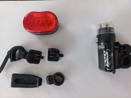 Fahrradlicht Set Vorne u hinten NEU Günstiger Versand