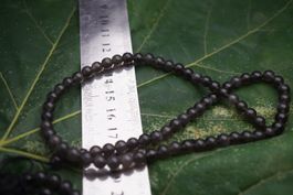 Rauch Obsidian Apachen  5,5mm Kugel  Strang