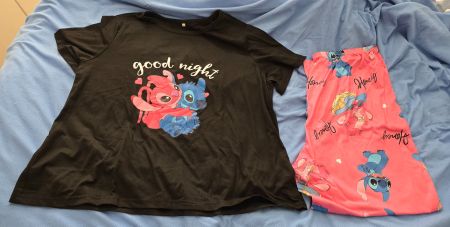 Pyjama Damen Stitch Grösse 1XL Neu