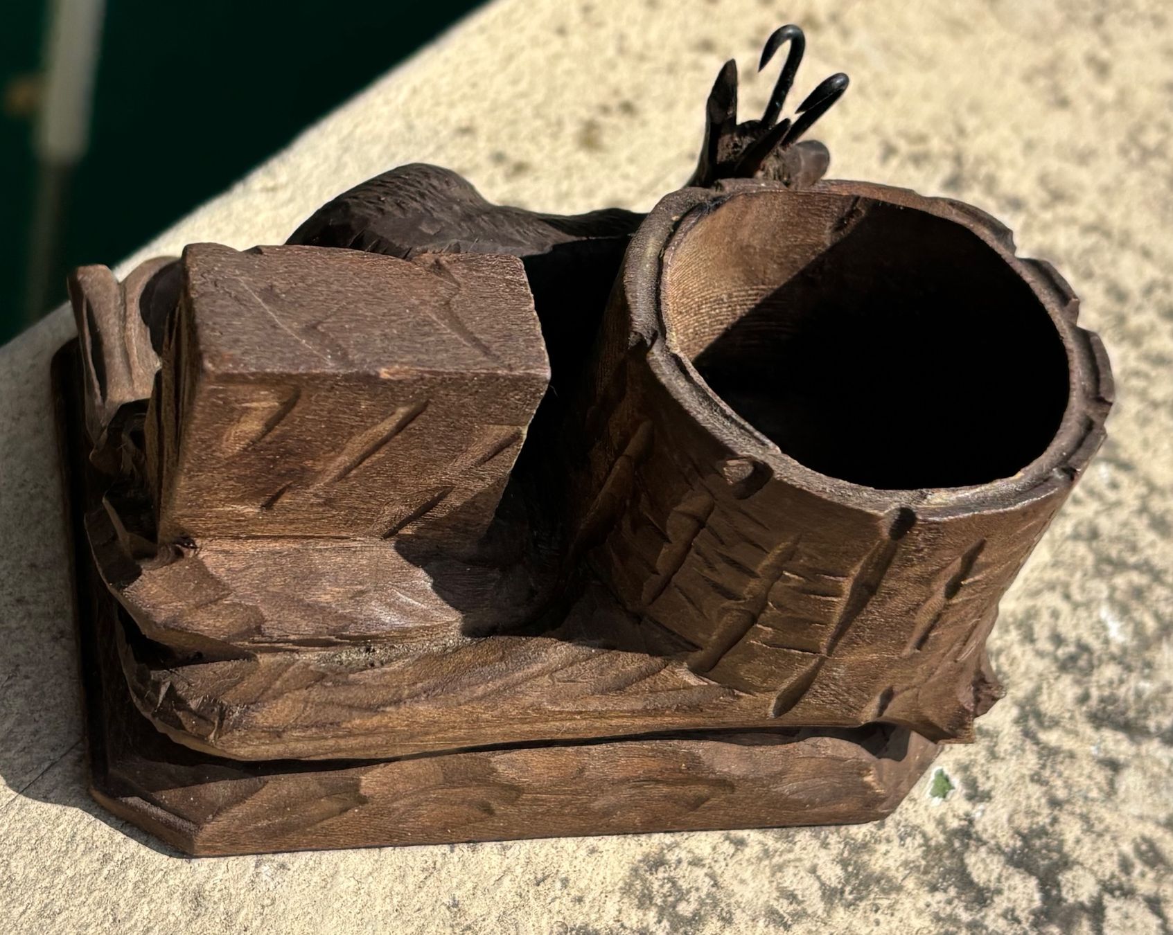 Figurines: Bois sculpté chamois, ancien style Rustique – D'occasion à Neuchâtel par gefdeneuch 1