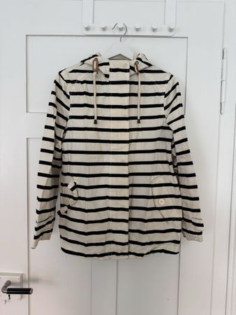 Joules Regenjacke gestreift