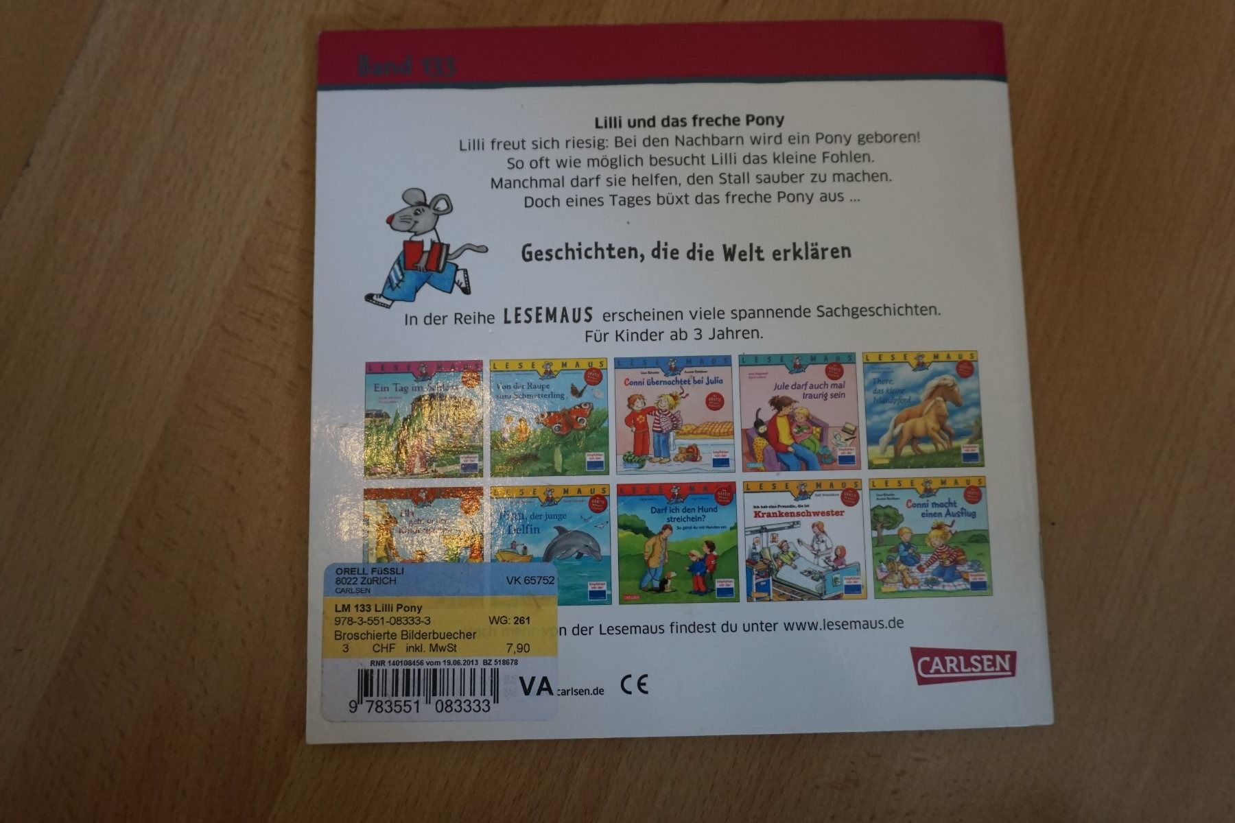 Bücher: Lese Maus/Lilli und das freche Pony – Gebraucht aus Zürich von einalemjena 2
