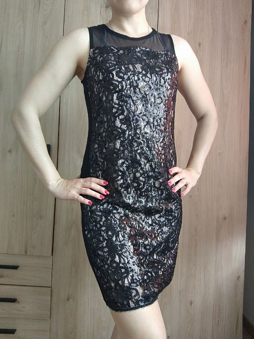 Vestiti: Sparkly Sequin Mini Dress for Summer Parties S – Usato da Mägenwil venduto da VintageGirly