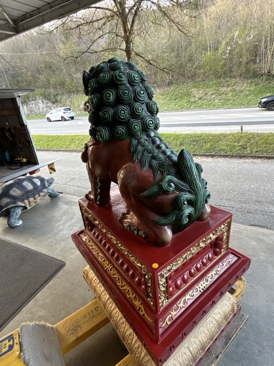 Statuette: Asiatische Löwenstatue – Usato da Zwingen venduto da Eiphone 4