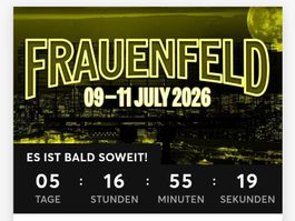 280.-!!/ Openair Frauenfeld 09-11 July 2026 Festivalticket