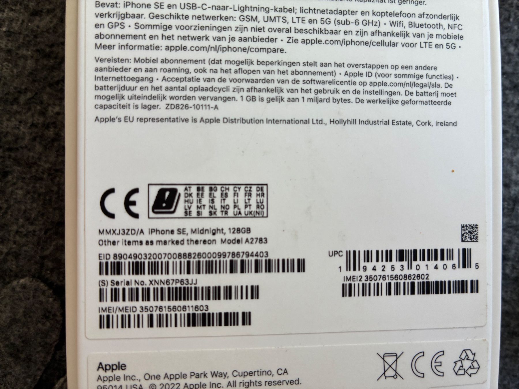 Apple Handys / Smartphones: Iphone SE 128 GB Jg 2022 – Gebraucht aus Andwil SG von ros_7tgd 4