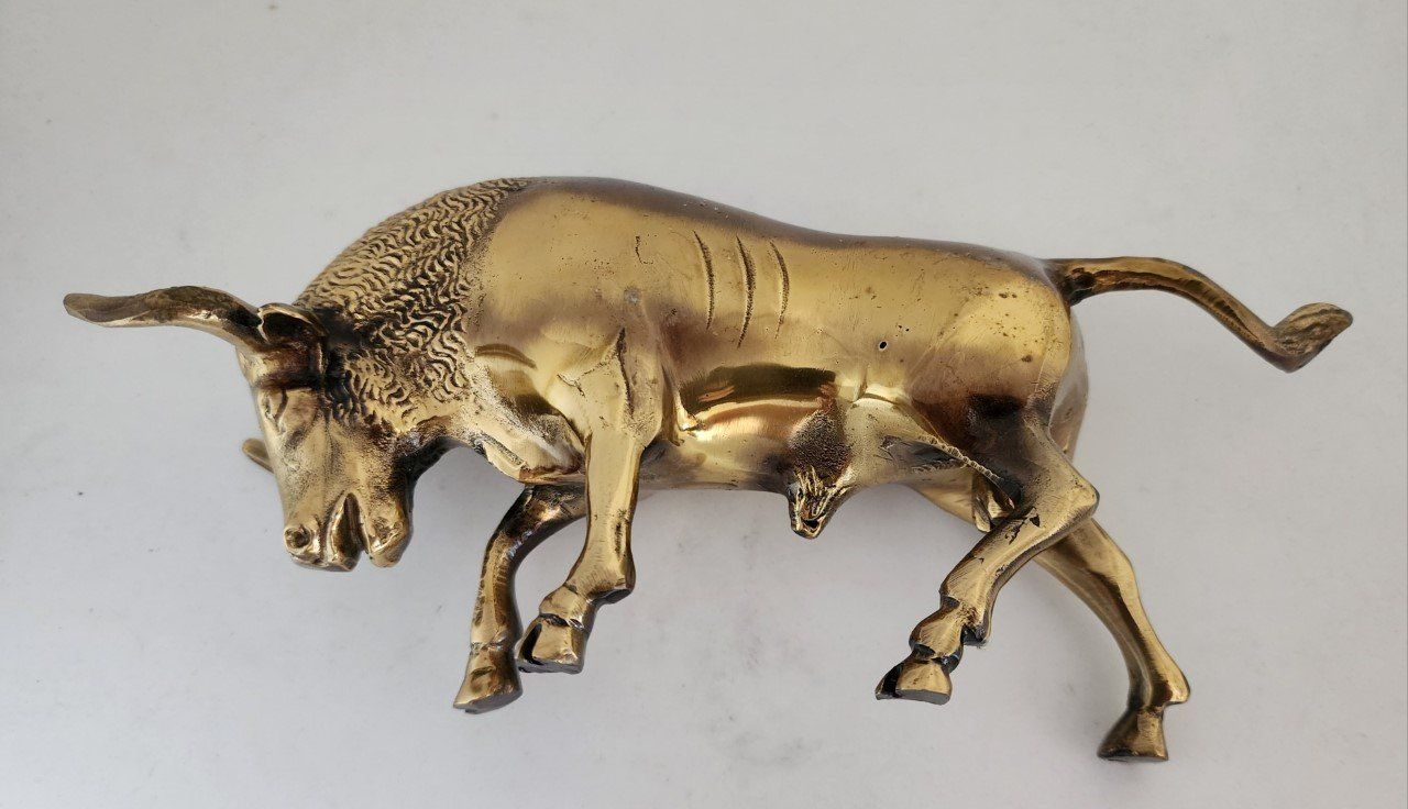 Statuette: Grosse wunderschöne Bronze Stier Figur, Neu!! – Nuovo (secondo la descrizione) da Lima- Peru venduto da Alpaka-Haus 4