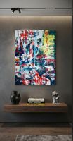 Gemälde " Leuchten im Chaos" handmade 50×70