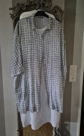 Nile Blusen / Kleid Gr. XL Dots Oversize