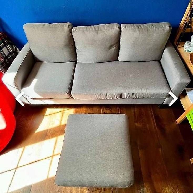 Divani: Canapé modulable compacte 180x130 avec tabouret – Usato da Lausanne venduto da val_5gdx