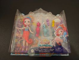 Neu - Mattel - Enchantimals - Sedda Seahorse & Familie
