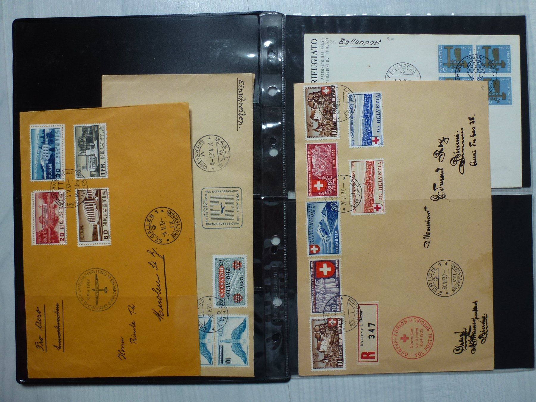 Tutti i francobolli: Lot ++ Interessante Schweizer Beleg-Sammlung ab 1909 – Usato da Walkringen venduto da Casablanca777 7