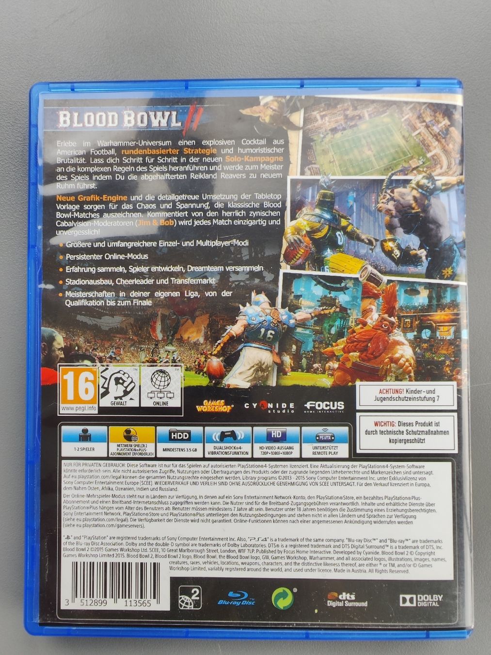 Sony Giochi: Blood Bowl 2 PS4 – Usato da Davos Dorf venduto da bertuuu 2