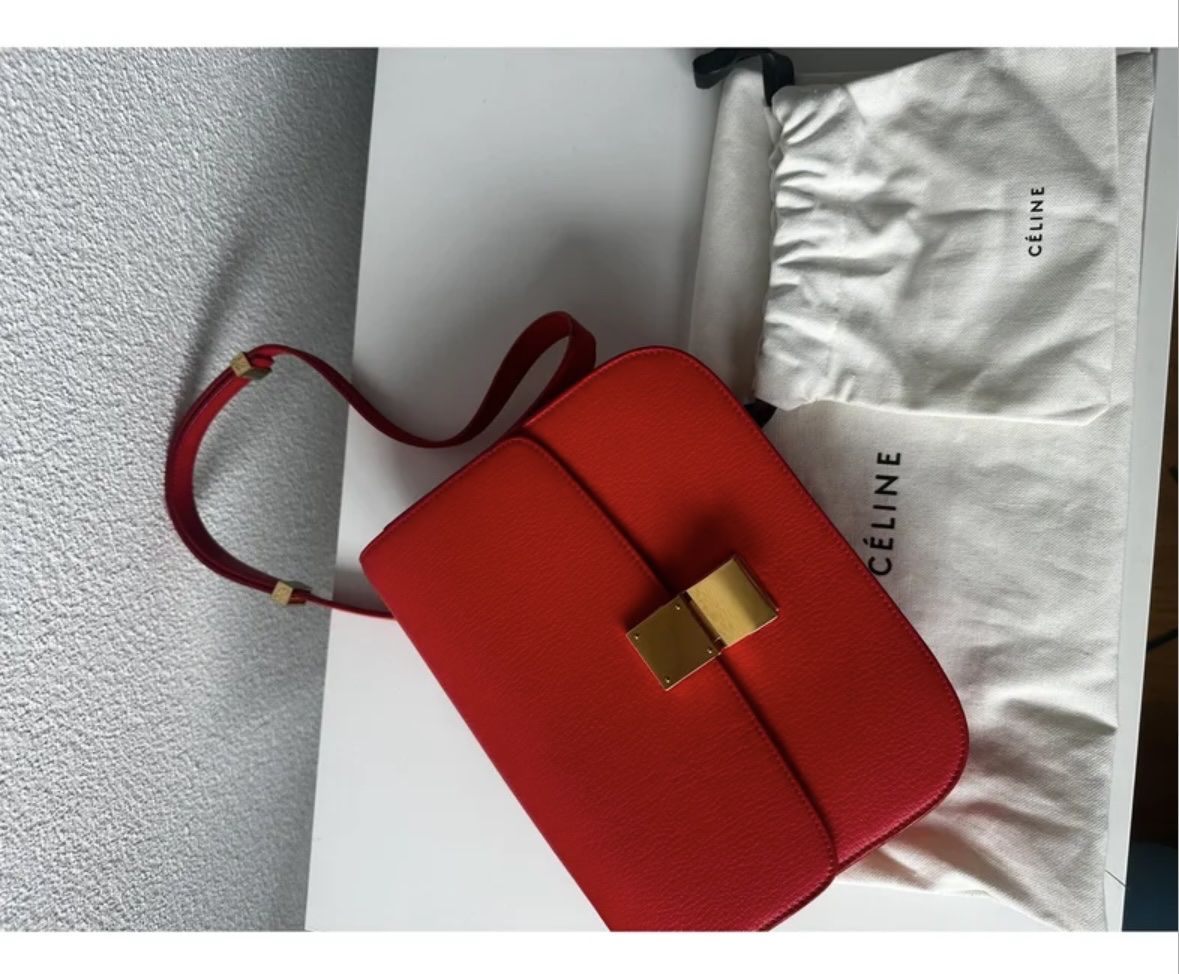 Celine Taschen für Damen: Classic Celine Box Bag - Scarlet Red - As New! – Gebraucht aus Luzern von ida_hv2y 5