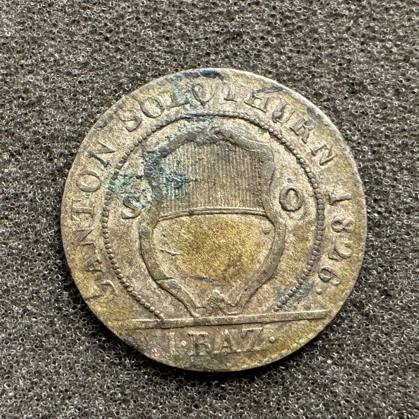 Tutti le monete: 1 Batz Solothurn 1826 – Usato da Reitnau venduto da tb-muenzen 1