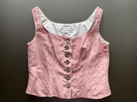 Korsagen-Top von Mothwurf, Seide, Rosa, Gr. 42
